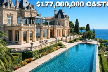 Inside a $177,000,000 French Style Castle in Antalya | Ultimate Luxury Mansion Tour