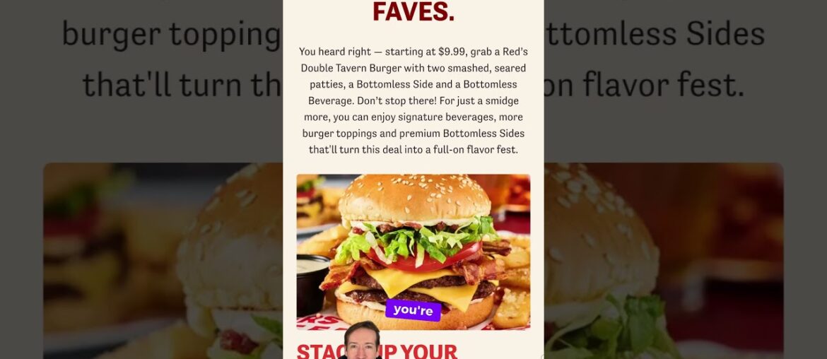 Red Robin Big Yummm Explained $9.99 Burger With Bottomless Fries