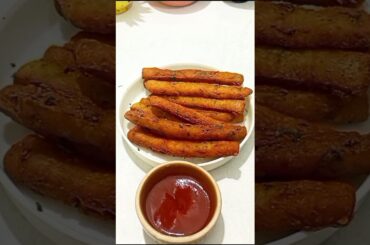 Crispy French Fries | Potato Stick🥔✨ #shorts #potato #fries #snacks #japanese #longfries #viralvideo