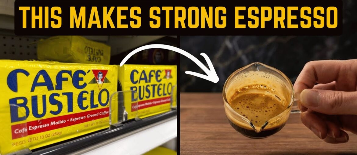 How to Make Real Espresso With $5 Coffee