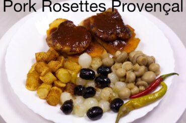 Pork Rosettes Provençal | Elite Medallions with Olives & Mushrooms