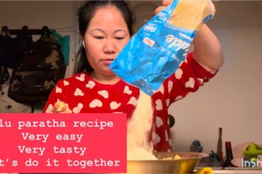 As per your demand ones again  alu paratha recipe👍#lhakufamily #france #tibetanyoutuber