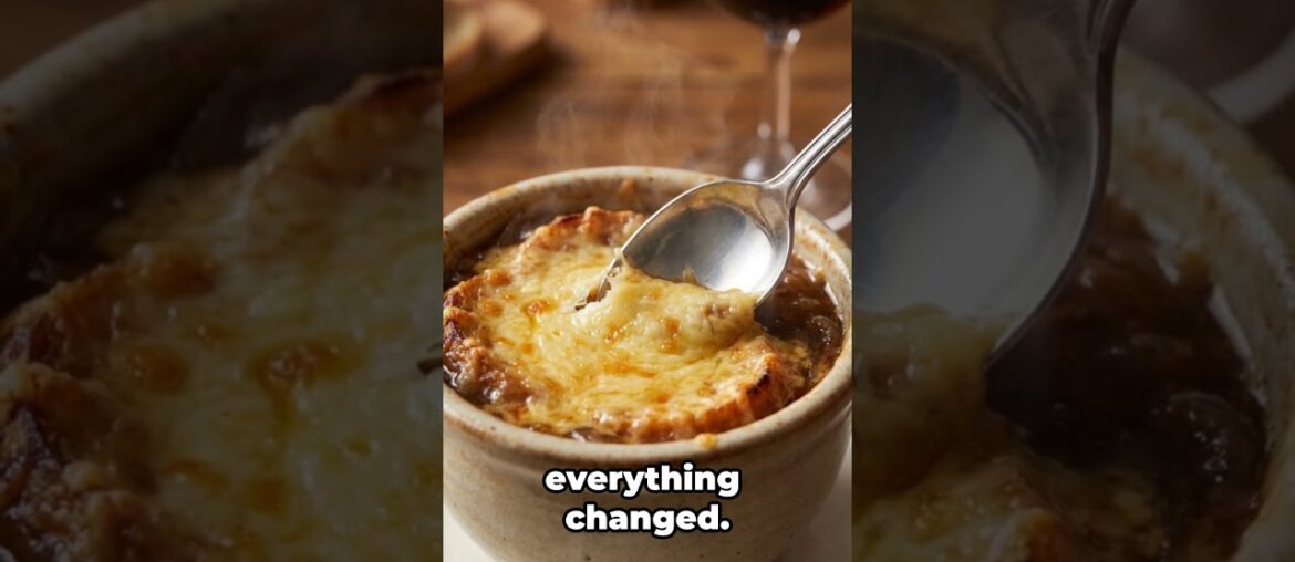 French Onion Soup: The Peasant Soup That Conquered Fine Dining #FrenchOnionSoup #FoodHistory