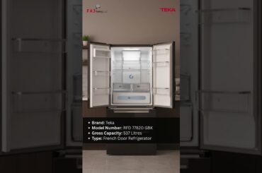 Teka French Door Fridge Freezer 537L RFD 77820 | Bottom Freezer Refrigerator