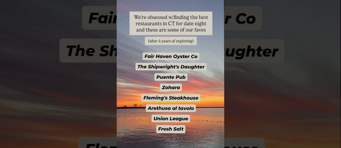 Your next date night in Connecticut 💕 Valentine's Day is almost here...