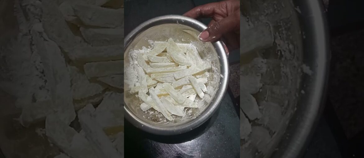 🍟ಮಕ್ಕಳಿಗೆ ಪ್ರಿಯವಾದ ರೆಸಿಪಿ ಫ್ರೆಂಚ್ ಫ್ರೈಸ್ #french fries#crispy#crispy snacks#recipe#food