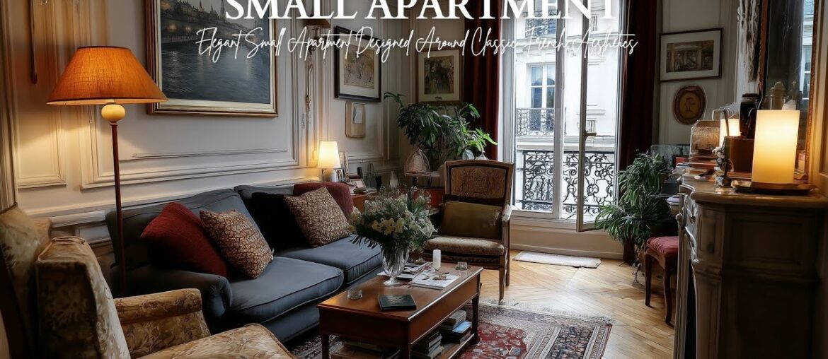 Elegant Small Apartment Designed Around Classic French Aesthetics Elegant Small Apartment Designed Around Classic French Aesthetics