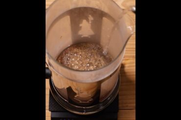 Plunger coffee can taste nice! #coffee