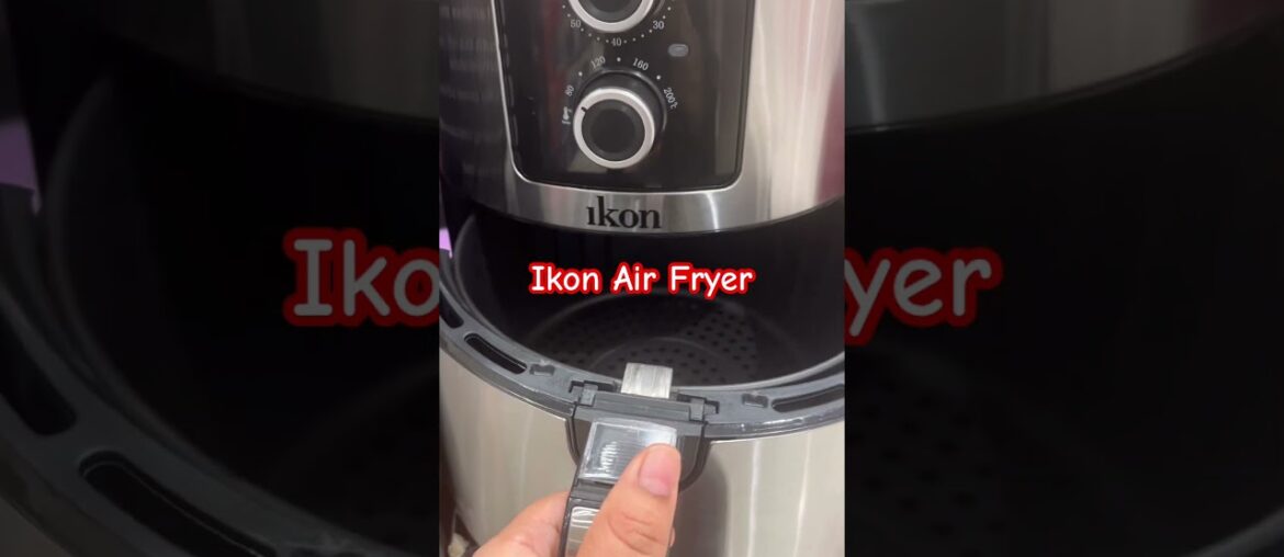 Ikon air fryer |How to use air fryer first time#airfryer#cooking#food#shorts#new#real#recipe#ramadan
