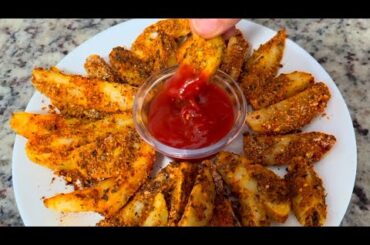 You will forget French fries | Try Seasoned Potato Wedges | Masaledar | #cooking #recipe #food #new