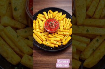 🍟Bacchon ki farmaish per french fries#recipe#resturent#cooking#viralrecipe#easyrecipe# zuruazkitchen