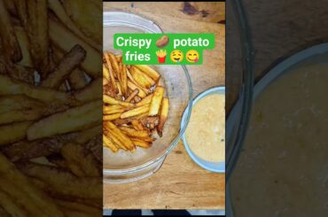 Crispy Potato Fries at Home 🍟 | Street Style #viral #food