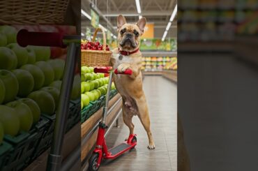 Frenchie Becomes a Dessert Chef! From Market to Kitchen: Pierre's Shaved Ice #dogtreats #frenchie