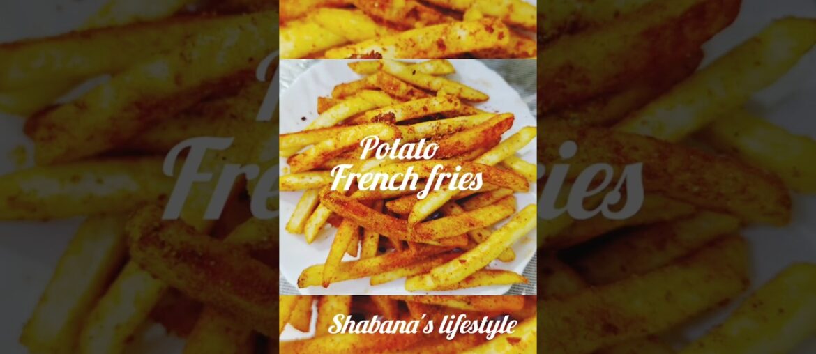Golden, crispy aur full of taste 😍Homemade French Fries😋