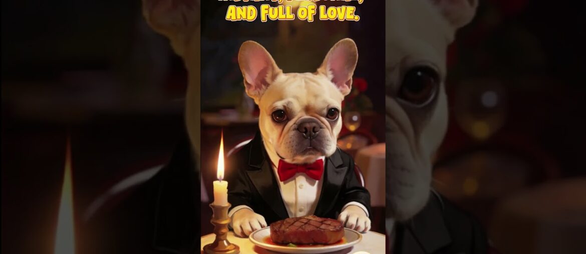 “A Gentleman’s Feast: The French Bulldog’s Fine Dining Experience” #petportrait #animalart #pets "A Gentleman's Feast: The French Bulldog's Fine Dining Experience" #petportrait #animalart #pets