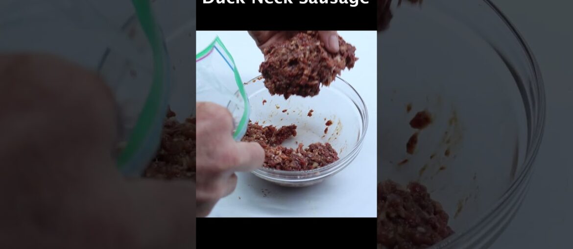 Off-Grid French Cuisine: Making Duck Neck Sausage from Scratch - 100% Homegrown Food - Shawn Woods