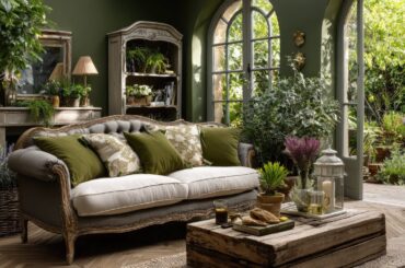 Elegant French Country Decor Ideas  Olive & Cream Vintage Home Styling