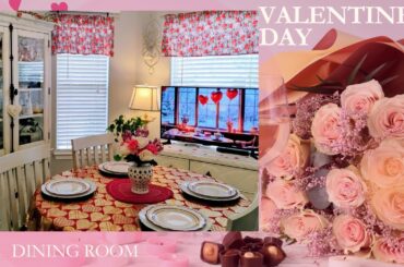 VALENTINE'S DAY DINING ROOM ❤️ HAUL DECOR                  #valentinesday