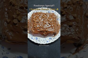 Chocolate French Toast | Crispy Outside, Gooey Inside | Foodsteps #shorts