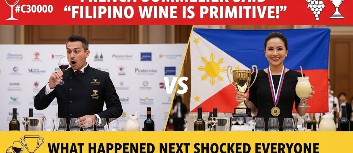 French Sommelier Called Filipino Wine “Primitive” 🇵🇭 Blind Tasting Shocked Everyone