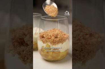 Verrines pommes-poires façon dessert gourmand 🍏🍐Un dessert fruité et ultra simple.
