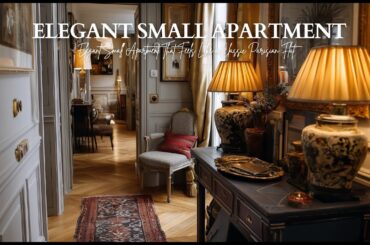 Elegant Small Apartment That Feels Like a Classic Parisian Flat