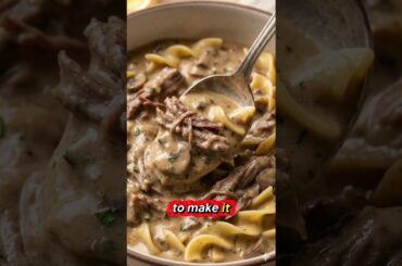 Beef Stroganoff is for TOOTHLESS People! 🥩🦷 (Rich Man's Baby Food) #shortsfeed2024