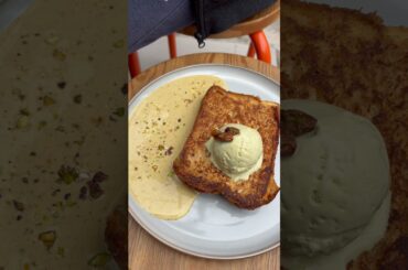 Brioche French Toast - Bunco #shorts #frenchtoast #pistachio