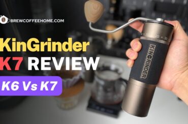 KinGrinder K7 Review & Comparison vs K6 | Pour Over + Espresso Test #kingrinder