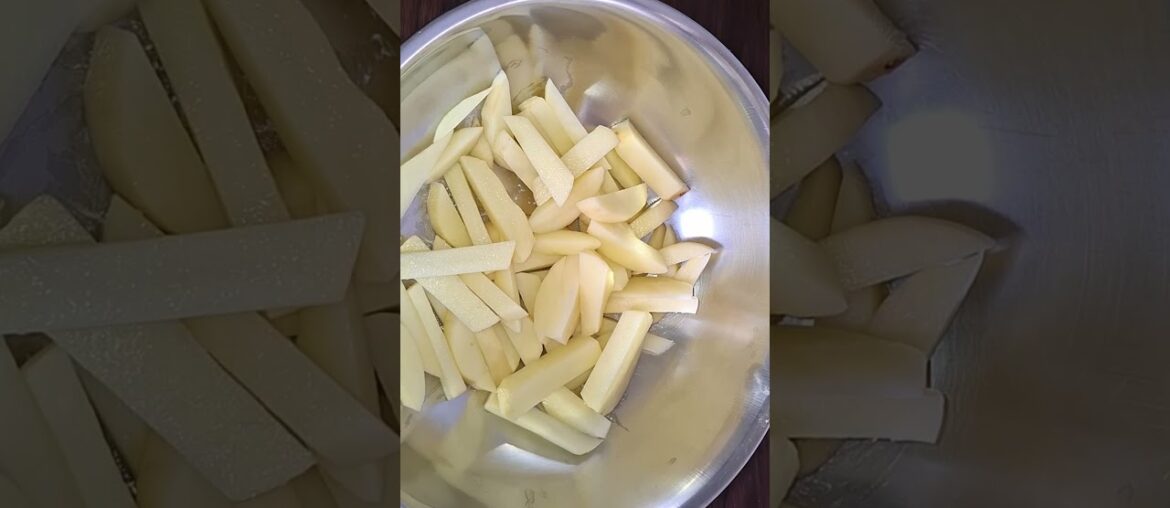 french fries 🍟 😋 Air fryer Recipe #trendingreels  #cooking #aloolovers #aloorecipe #aloo