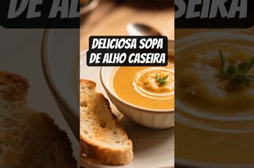Esse Ingrediente Secreto Muda Tudo na Sopa de Alho #TruqueDeCozinha #Viral