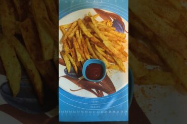 Extra Crispy Peri Peri French Fries 🤤🔥#Shorts#Spicyfries#eveningsnacks