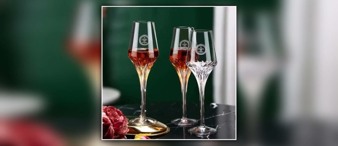 Limited Father's Day Crystal Whisky Glasses French Designer Wine Gift Ideas Wine Tasting Cup Carved