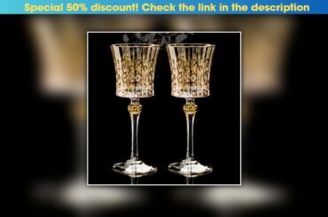 Best Seller Hand-painted French imported gold cda crystal red wine glasses set home whisky strong w