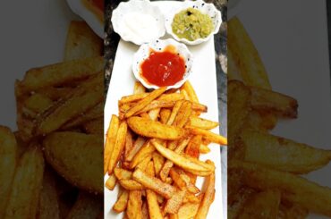Bacchon ne French Fries maange 🍟Mummy ne ghar par hi bana diye 😍 Crispy aur majedar😋#shorts#snacks