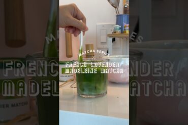 French lavender madeleine matcha 🍵