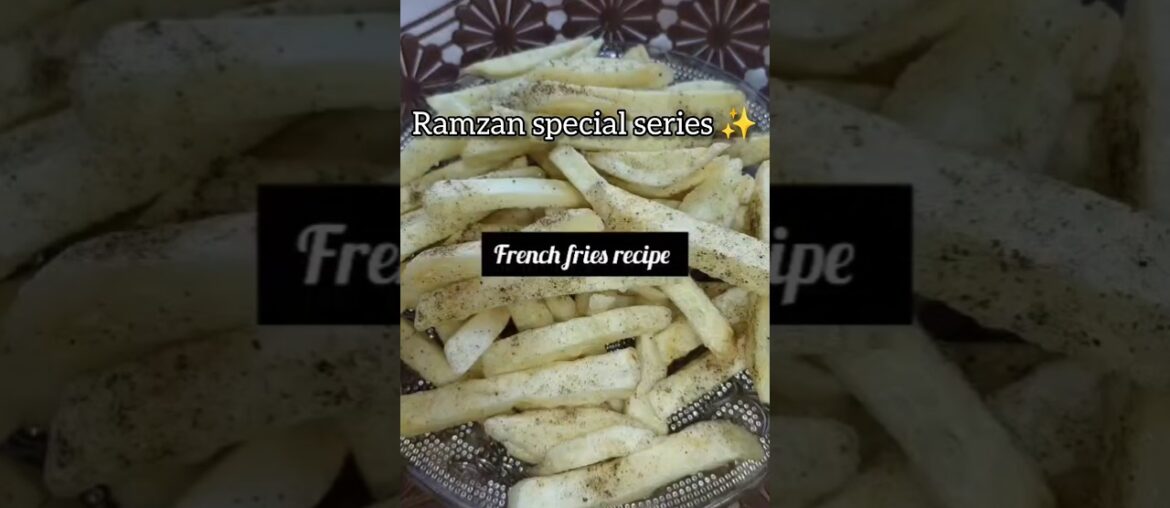 Crispy French Fries Recipe🍟 | Ghar Par Restaurant Style French Fries | Zayka-e-Mohabbat Crispy French Fries Recipe🍟 | Ghar Par Restaurant Style French Fries | Zayka-e-Mohabbat