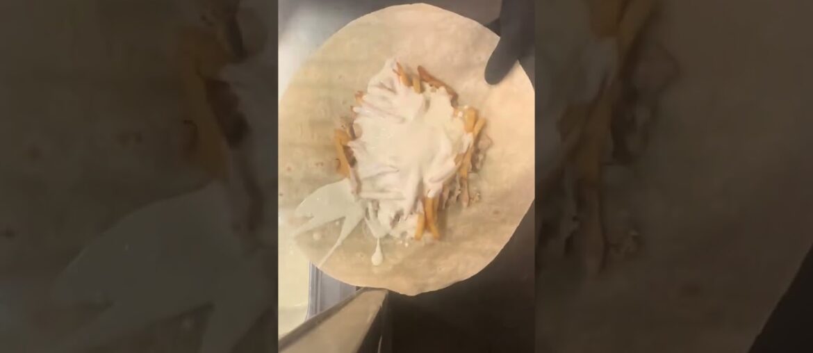 French Tacos Viande & Frites & Sauce Gruyère  #BR3 #Tacos #Foodie #Foodlover #Food