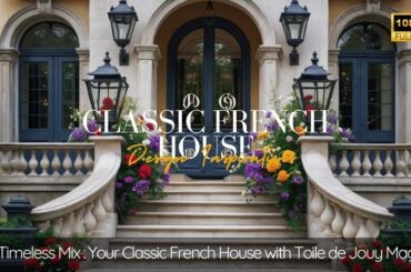 A Timeless Mix: Your Classic French House with Toile de Jouy Magic