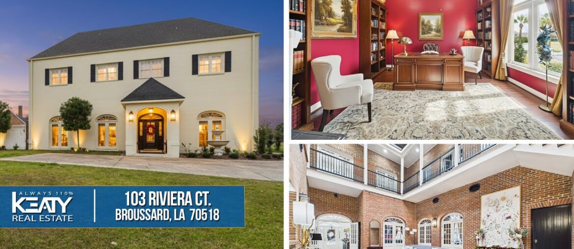 Just Listed in Le Triomphe 🌿 103 Riviera Court | Luxury French Quarter Estate w/ Golf & Lake Views”