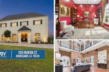 Just Listed in Le Triomphe 🌿 103 Riviera Court | Luxury French Quarter Estate w/ Golf & Lake Views”