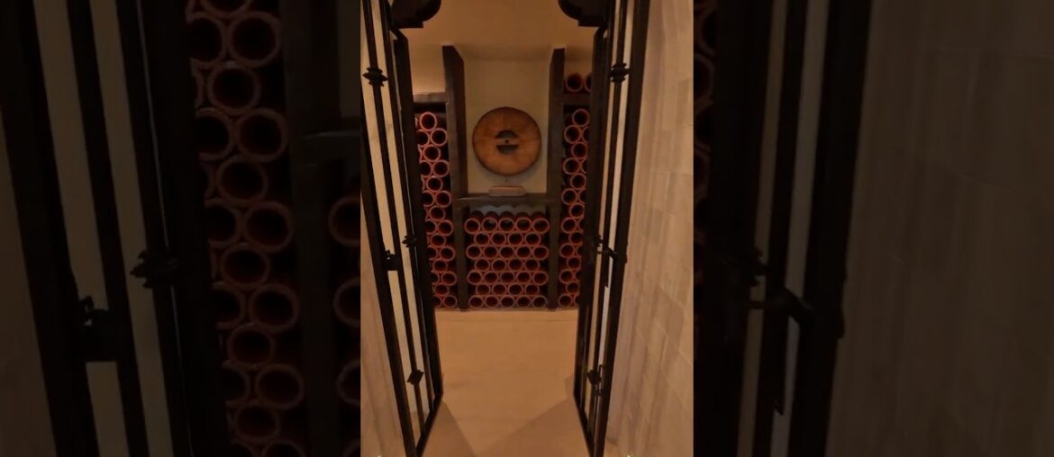 Incredible wine cellar 🍷