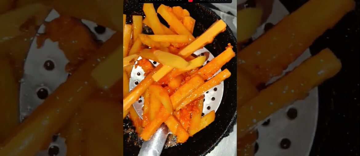 ghar pe french fries 🍟 bnaya #trending #food #viral #streetfood #shorts #ytshorts