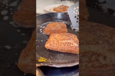 Mammah! I made some French Toast while weathering the storm and I know you’re praying for us.