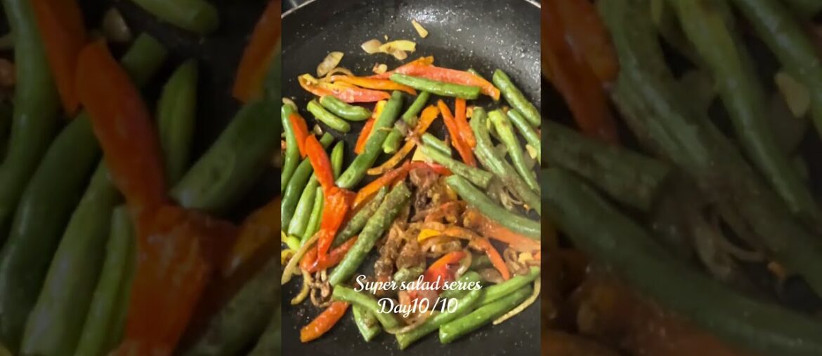 French beans zucchini paneer salad #supersalad #recipe #food #cooking #easyrecipe #trending #trend