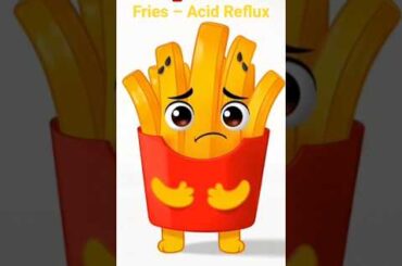 ## 🍟 1. French Fries – Acid Reflux #french #food #foodshorts