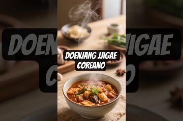 Faça um DELICIOSO Doenjang Jjigae em Casa! #Receita #Shorts