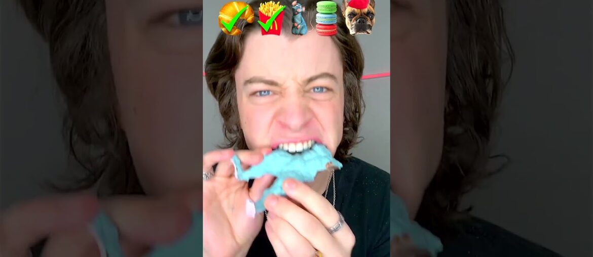 Giant French Food ASMR!? 🇫🇷🤤😱#challenge #food