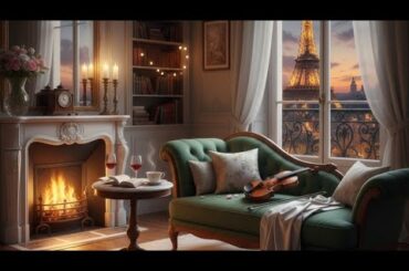 Romantic Relaxing French Music for Candlelight Dinner | Love Nights | Cozy Home/ Restaurant Ambience