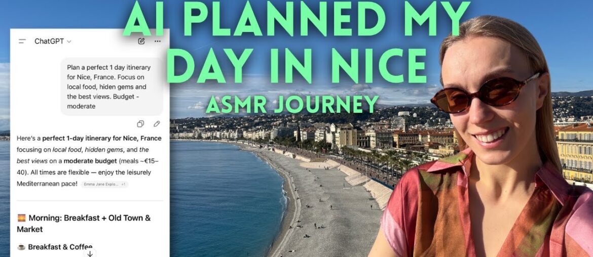 Is ChatGPT a good travel guide? 24h in Nice, France